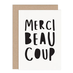 Merci Beaucoup Fancy Thank You Card